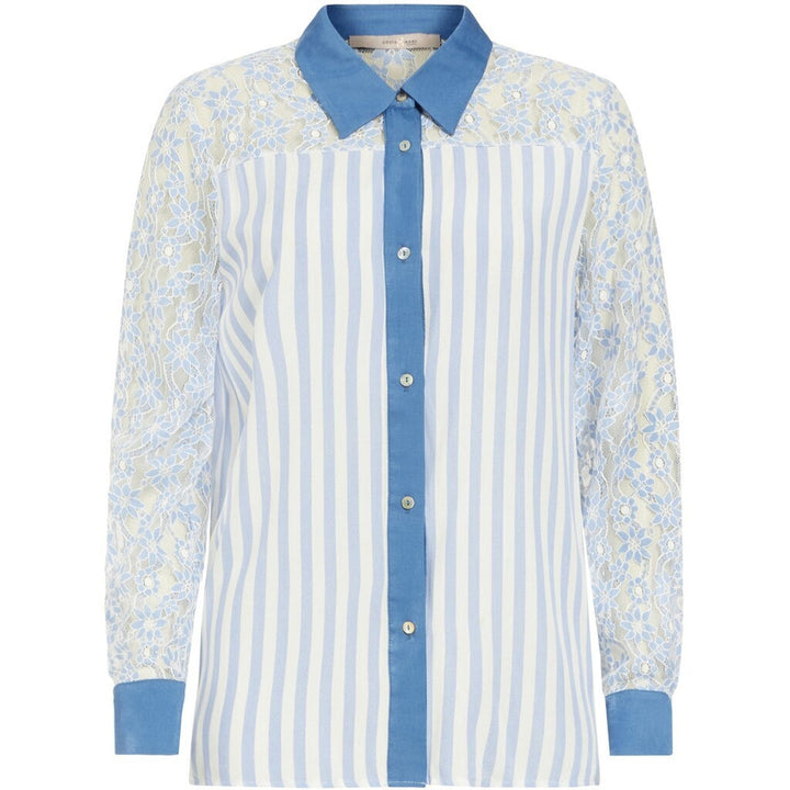 Costa Mani Bobbie Blue Stripe Shirt