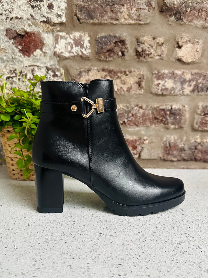 Patrizio Como Trouville Black Heeled Boot