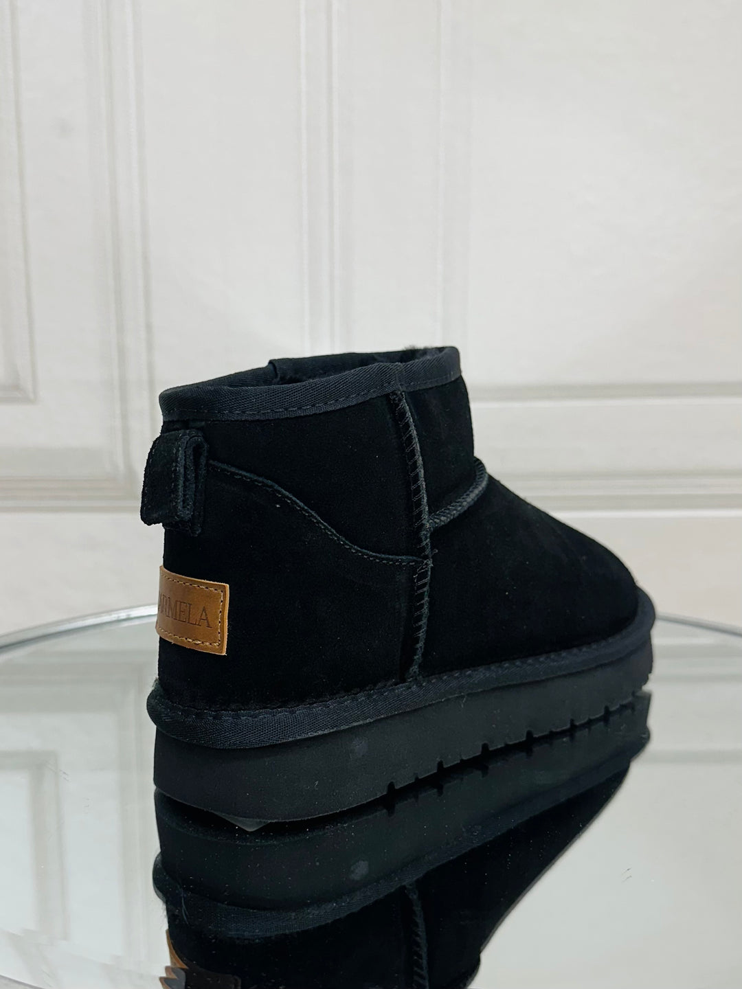 Carmela Black Suede Ankle boot 162007