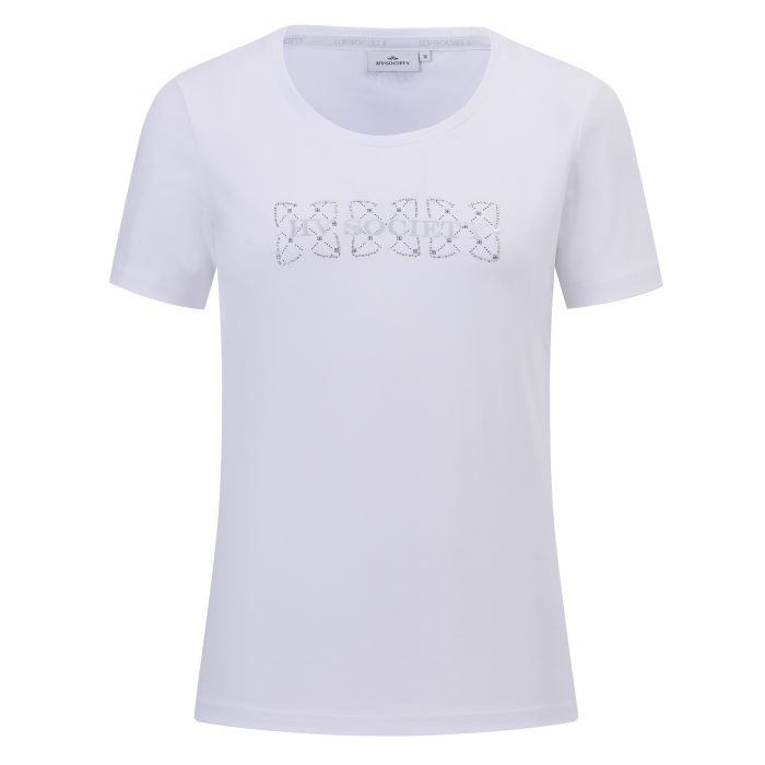 HV Society HVS Darlan White Logo Tee