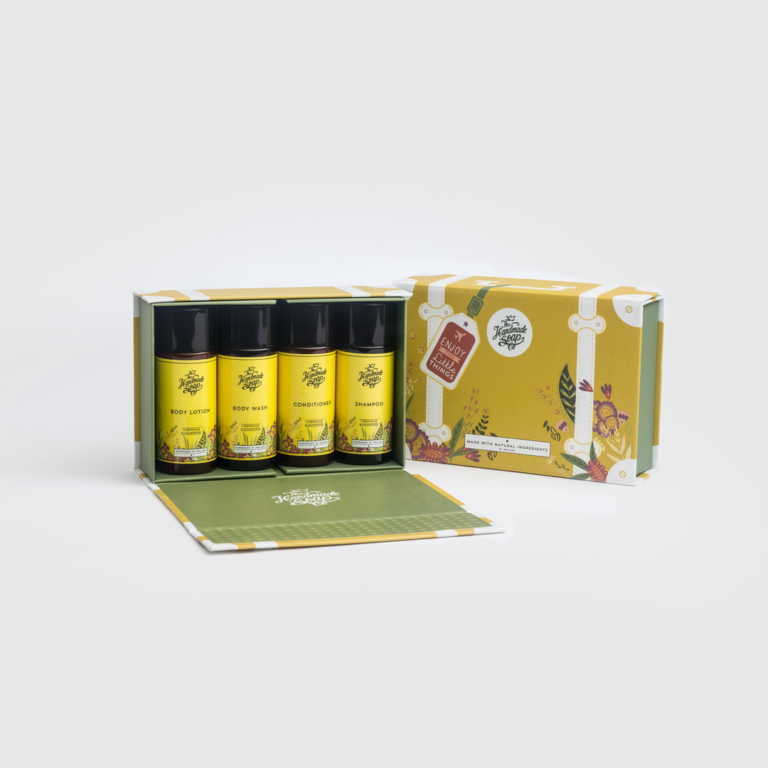 Handmade Soap Company Lemongrass & Cedarwood Travel Set