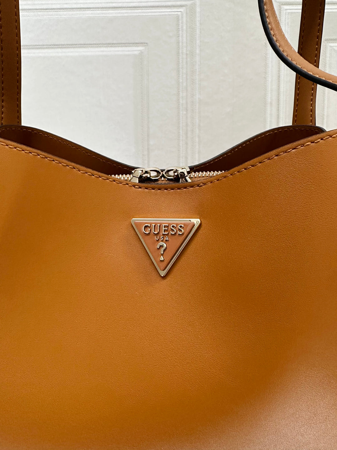 Guess Sora Cognac Girlfriend Carryall Bag