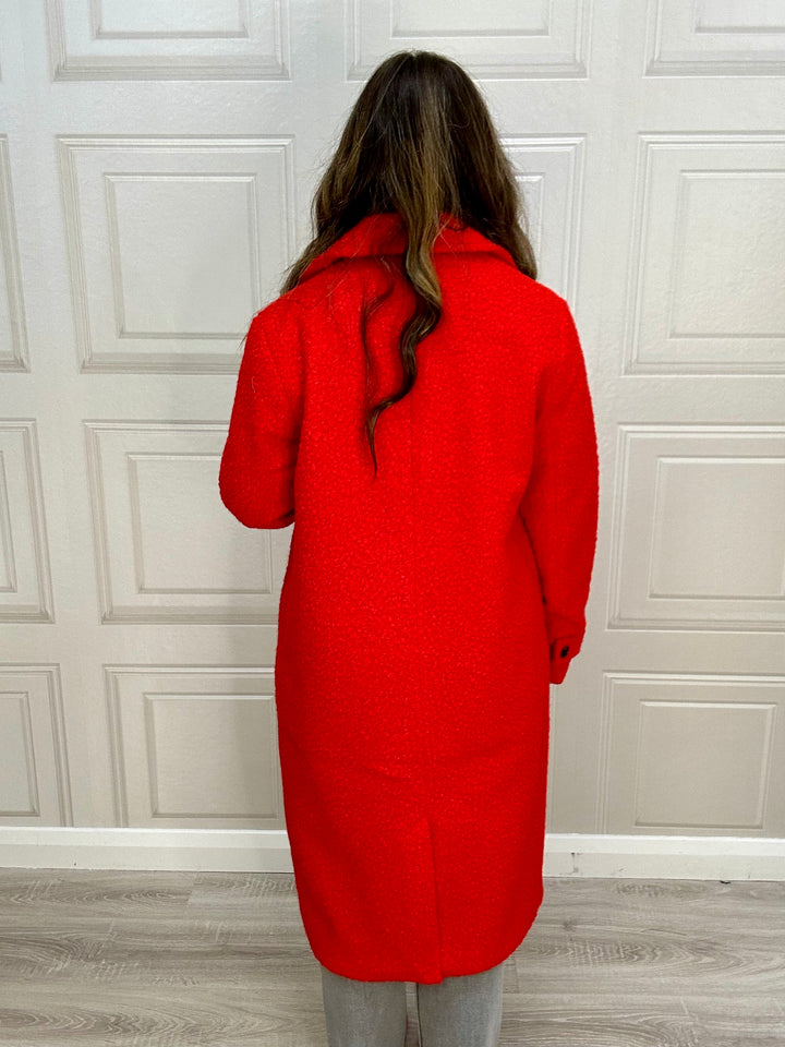 Kaffe KAanne Firey Red Coat