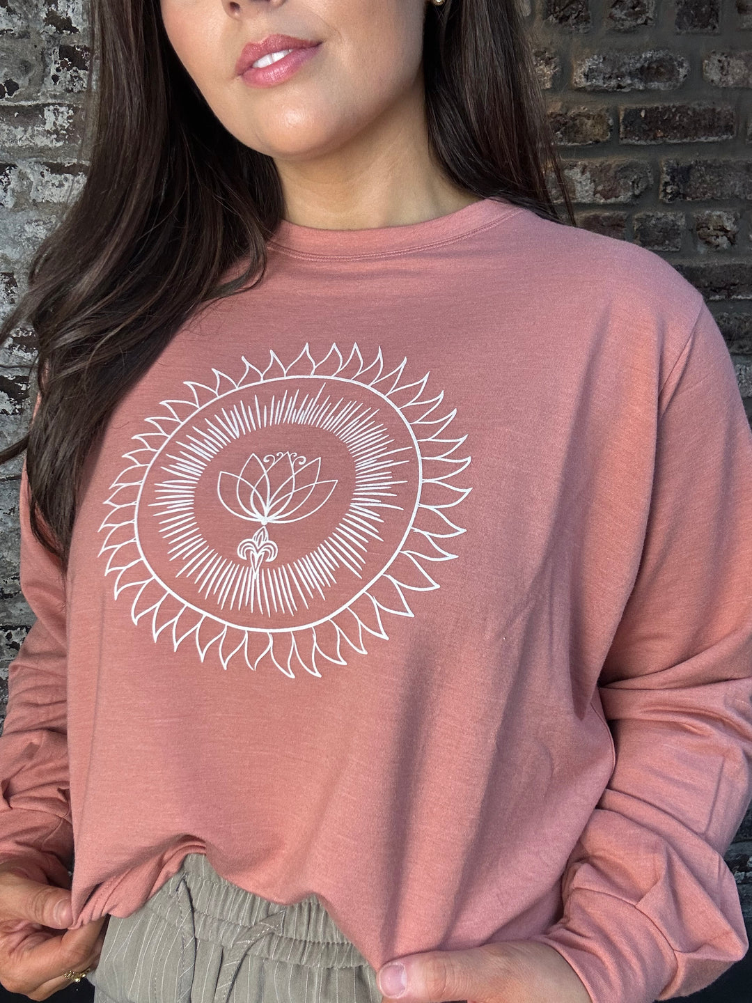 Costa Mani Preston Dusty Rose Sweater