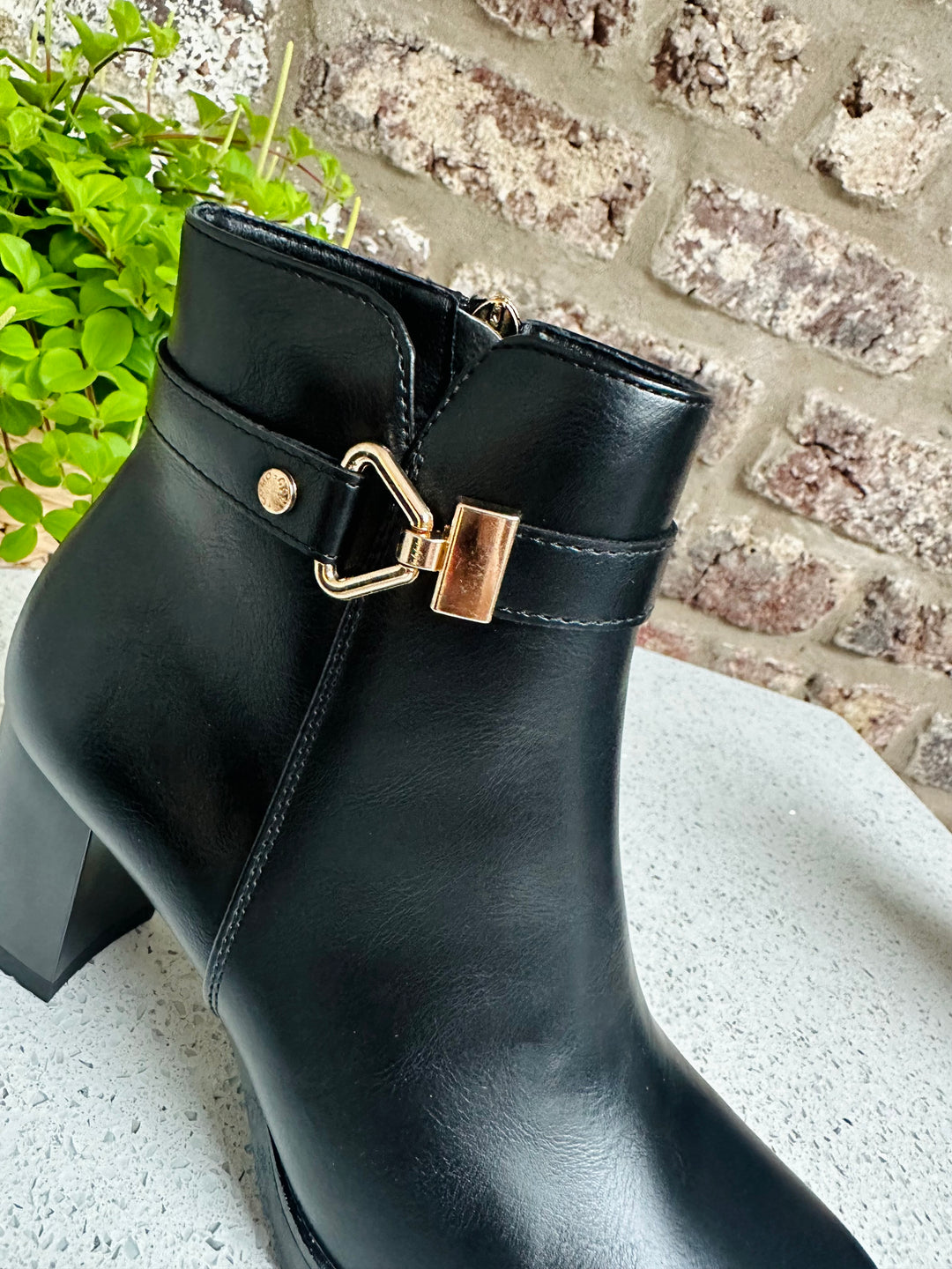 Patrizio Como Trouville Black Heeled Boot