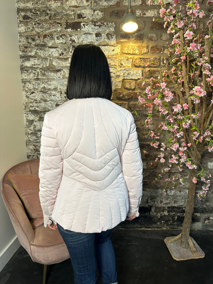 Guess Helena Light Pink Puffa Coat