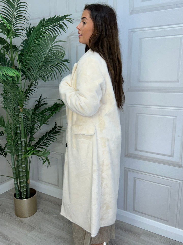 Goa Goa Faux Fur Long Coat