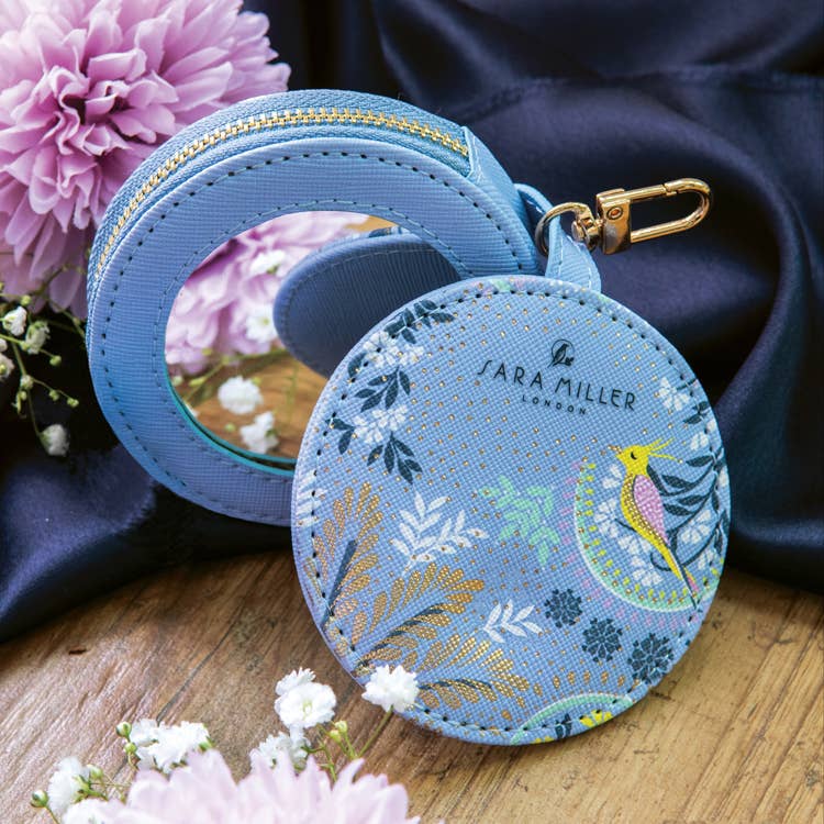 Sara Miller Savannah Key Ring Pouch and Mirror