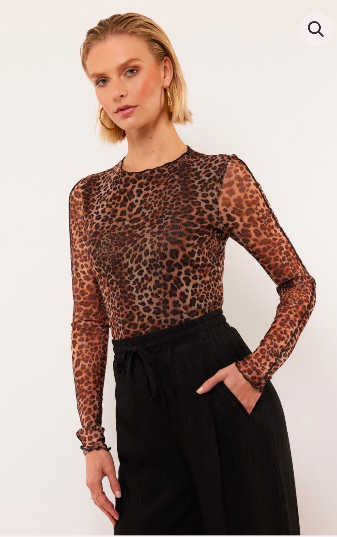 Fluresk Lawrence Leopard Top