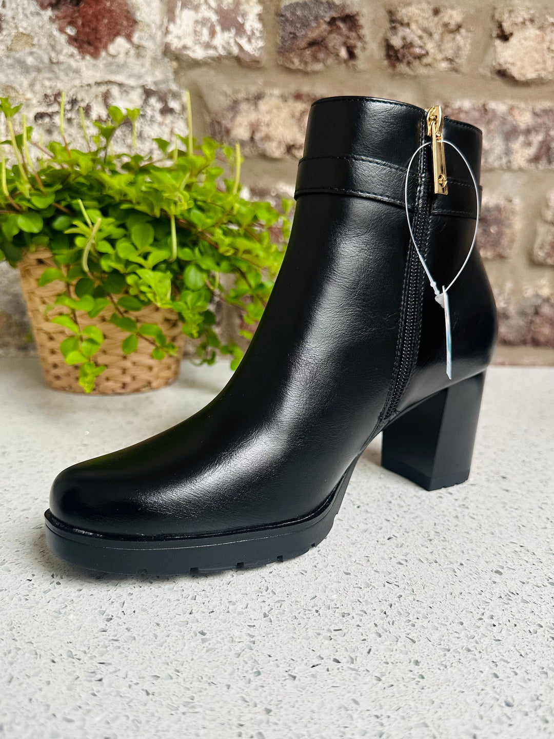 Patrizio Como Trouville Black Heeled Boot