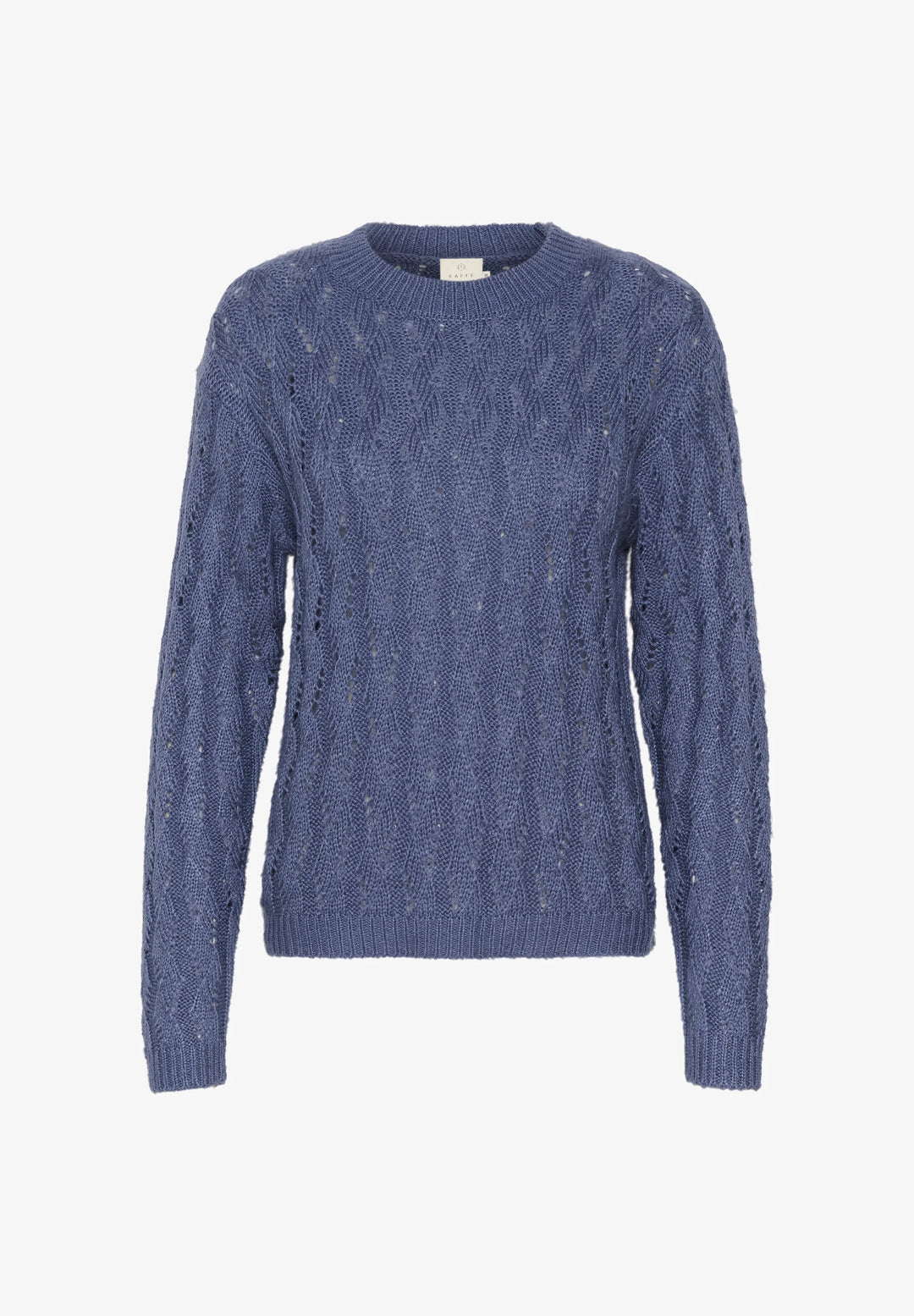 Kaffe Kalena Blue Indigo Knit Pullover