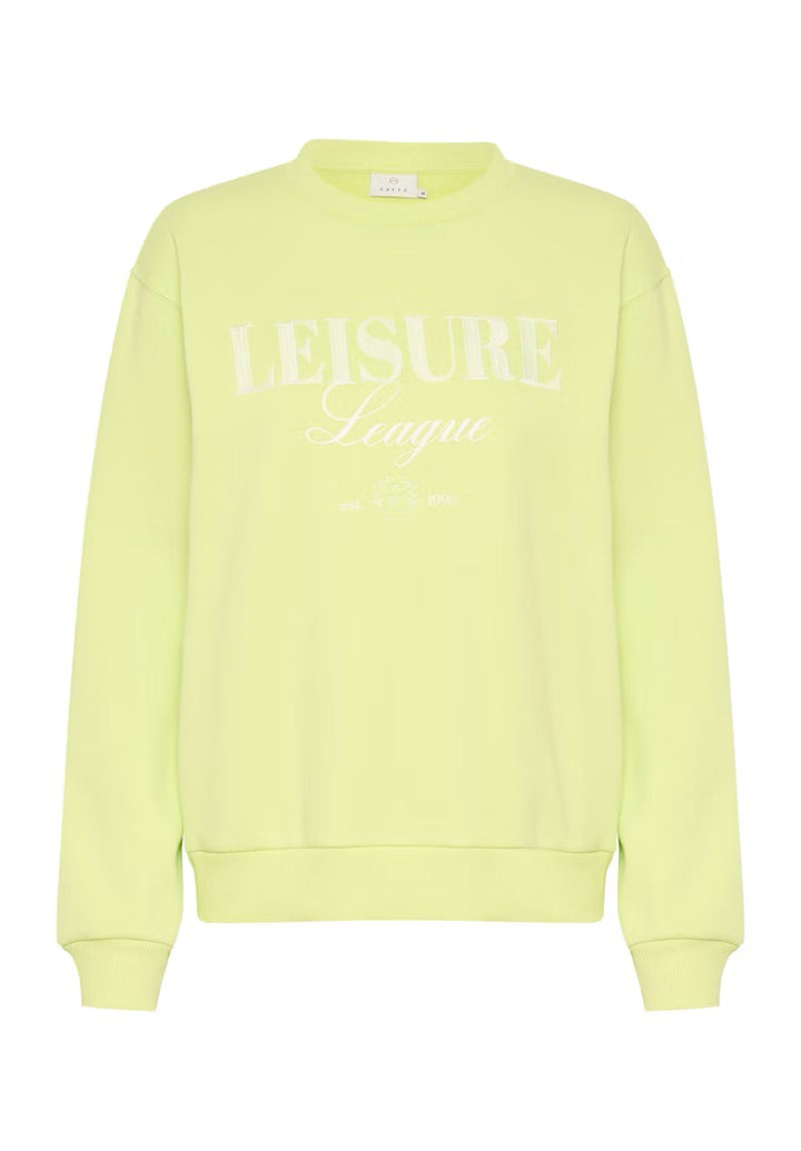 Kaffe KAviola Lettuce Green Sweatshirt