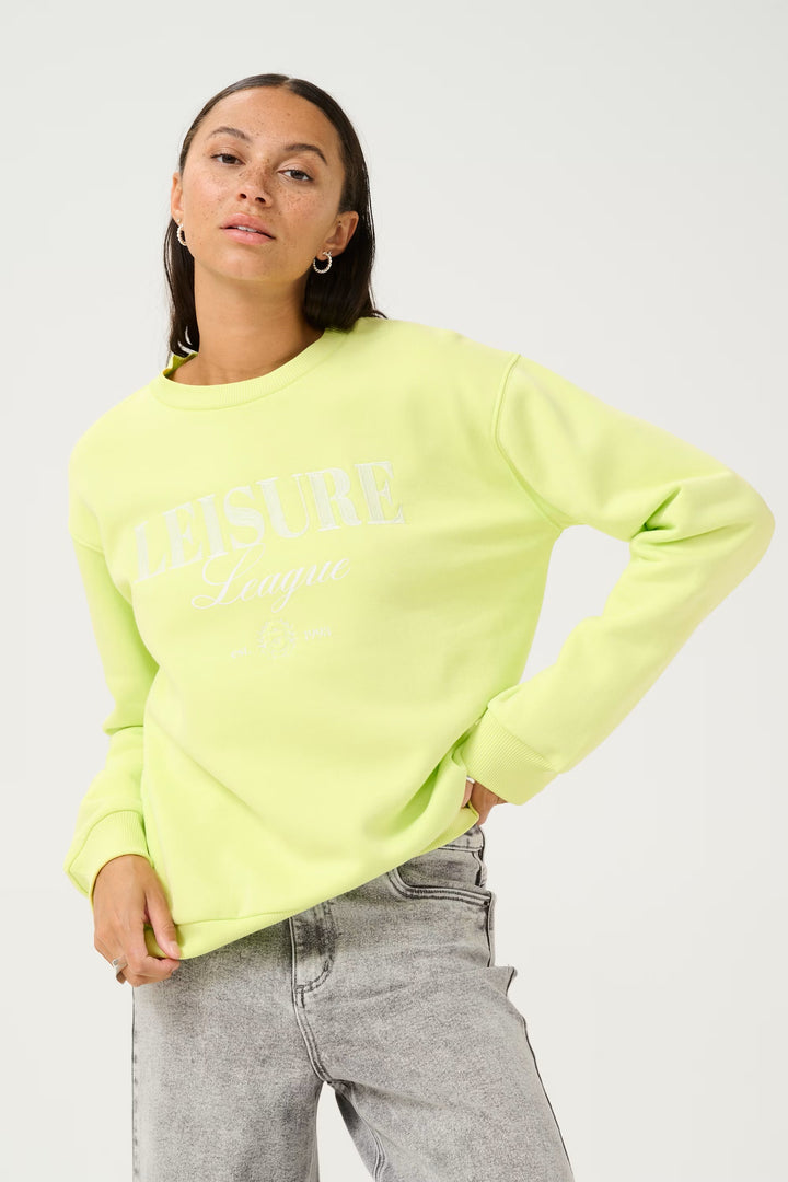 Kaffe KAviola Lettuce Green Sweatshirt