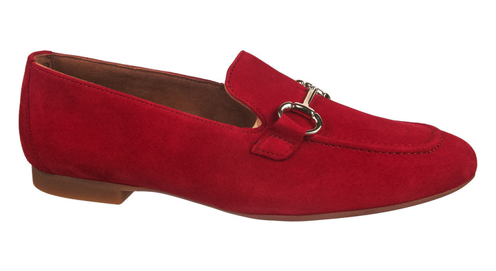 Paul Green Samtziege Chili Red Suede Loafer