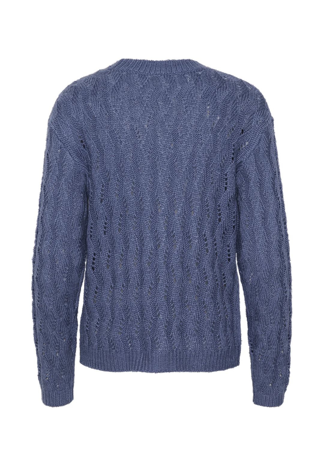 Kaffe Kalena Blue Indigo Knit Pullover