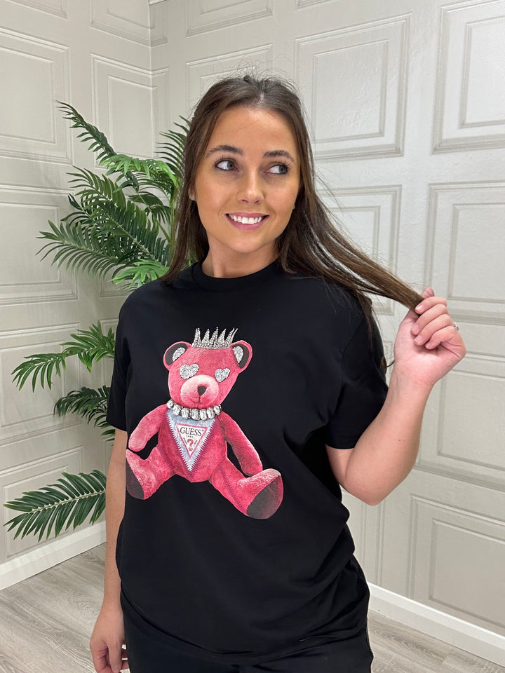 Guess Black Diamond Teddy Tee