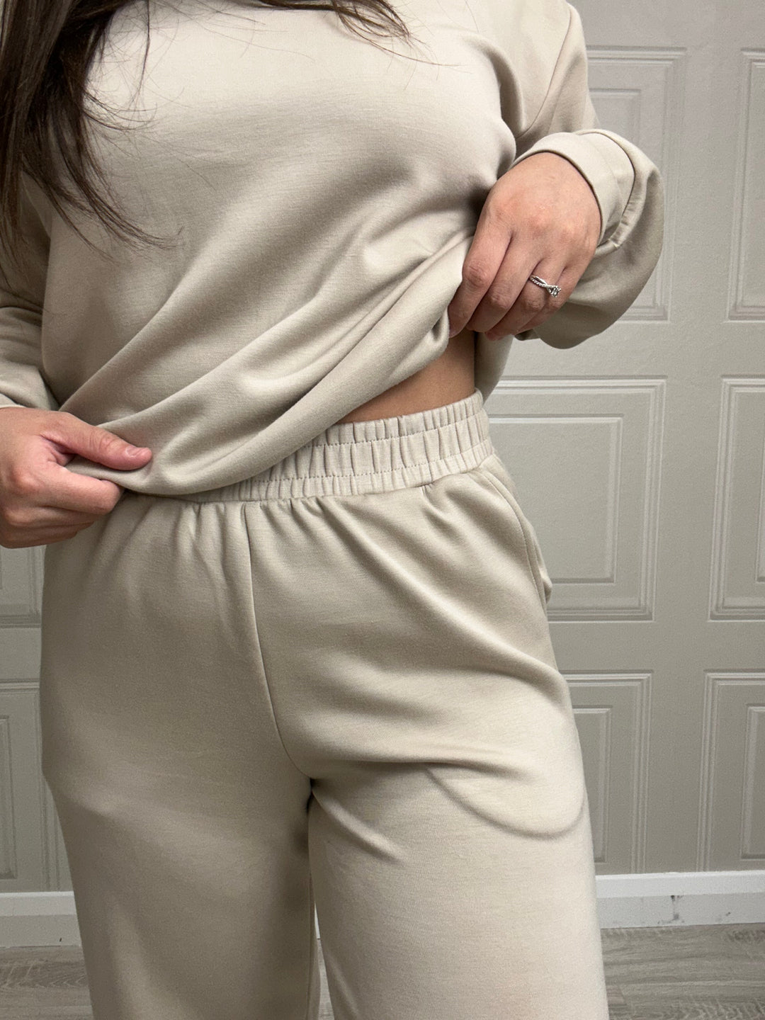 Kaffe Kaannika Feather Grey Sweatpants