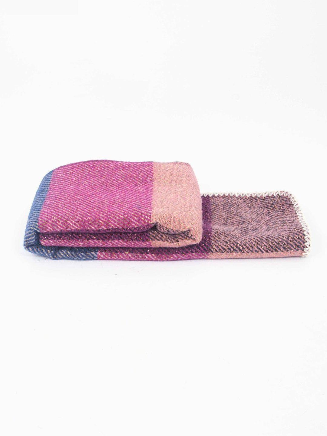 Logan Heavyweight Scarf - Fuchsia, Check: One-size Pre order