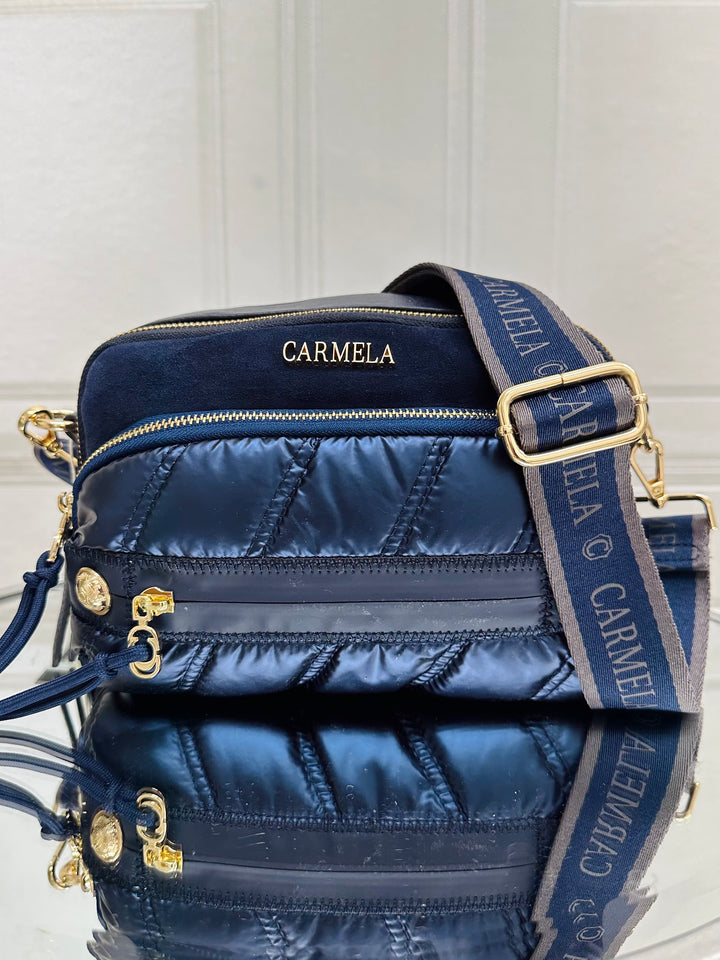 Carmela B.Tex Navy Crossbody 186109