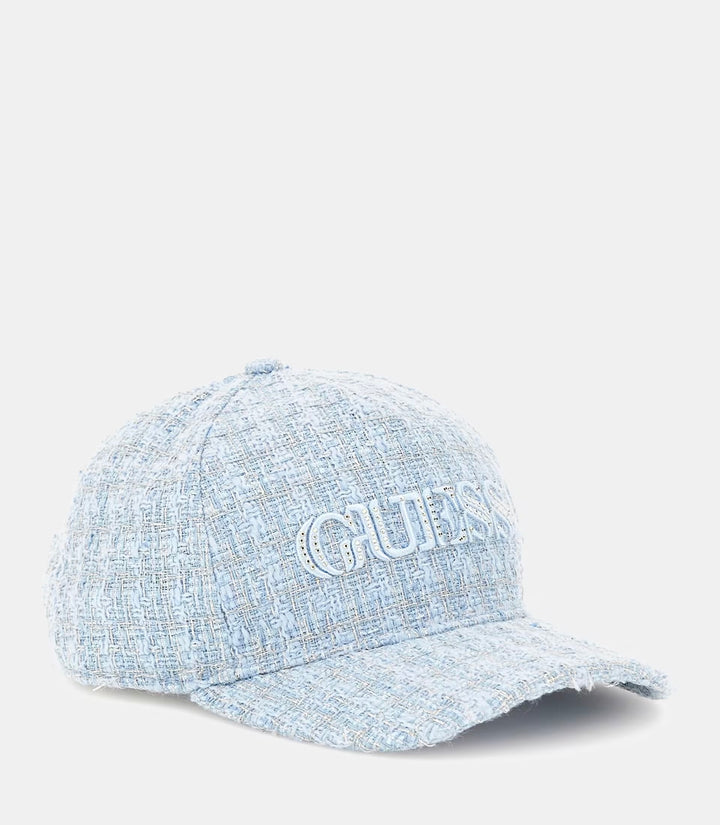 Guess Blue Tweed Adjustable Cap