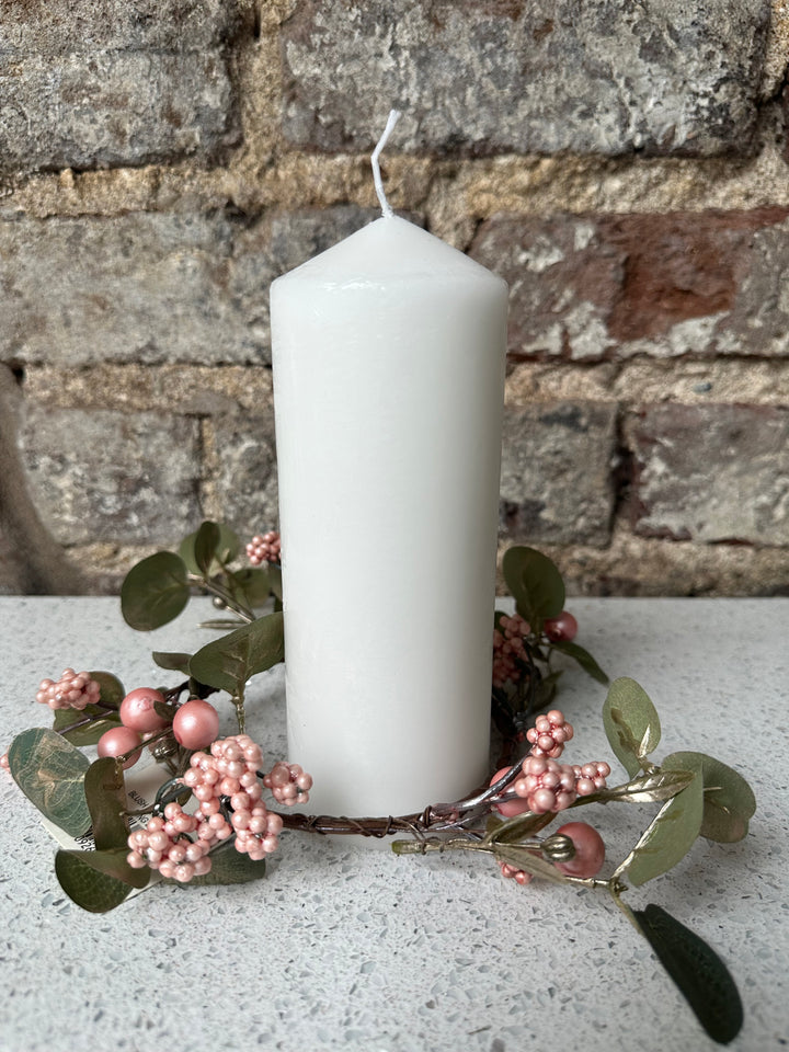 Christmas Blush Berry Candle Ring