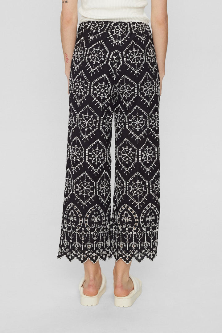 Numph Nuevelyn Caviar Cropped Trousers