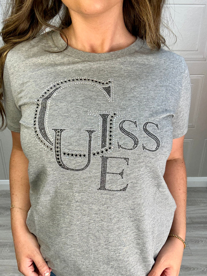 Guess Grey Studded Tee