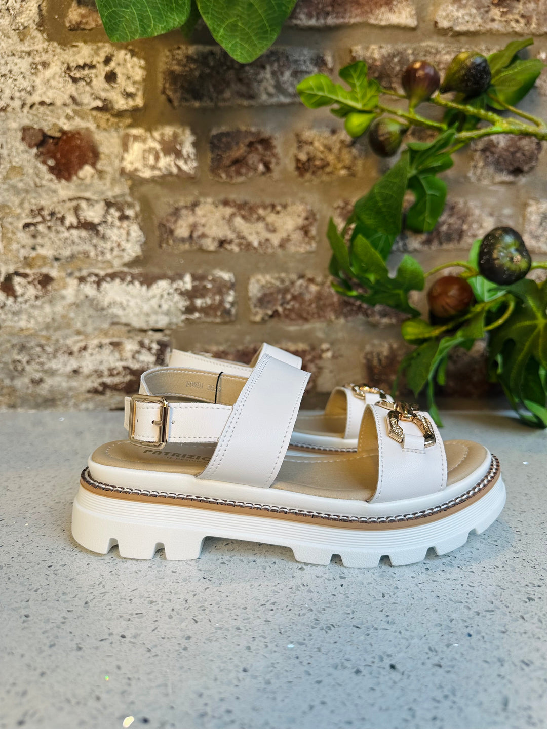 Patrizio Como Fondi Sandal White