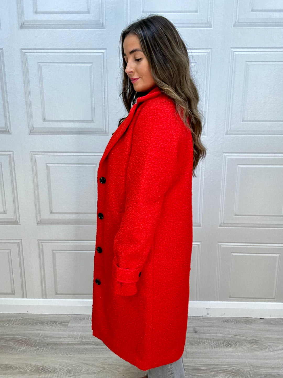 Kaffe KAanne Firey Red Coat