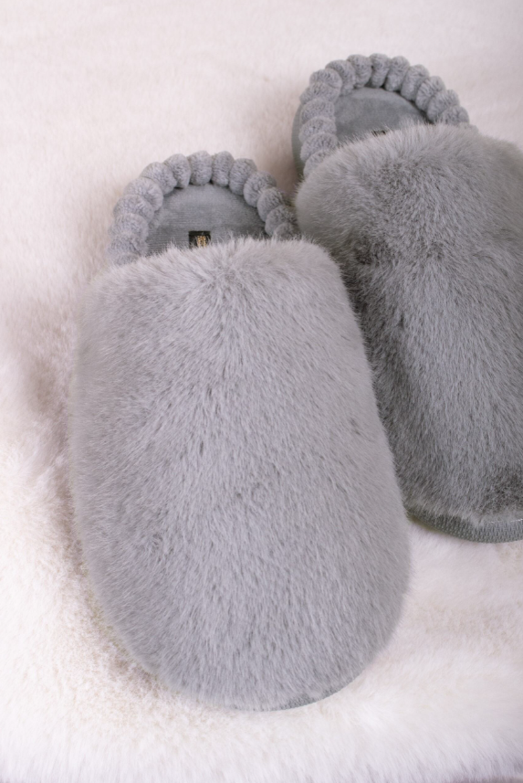 Harley Slippers in Grey: M Grey / UK 5-6 / EU 38-39 / US 7-8