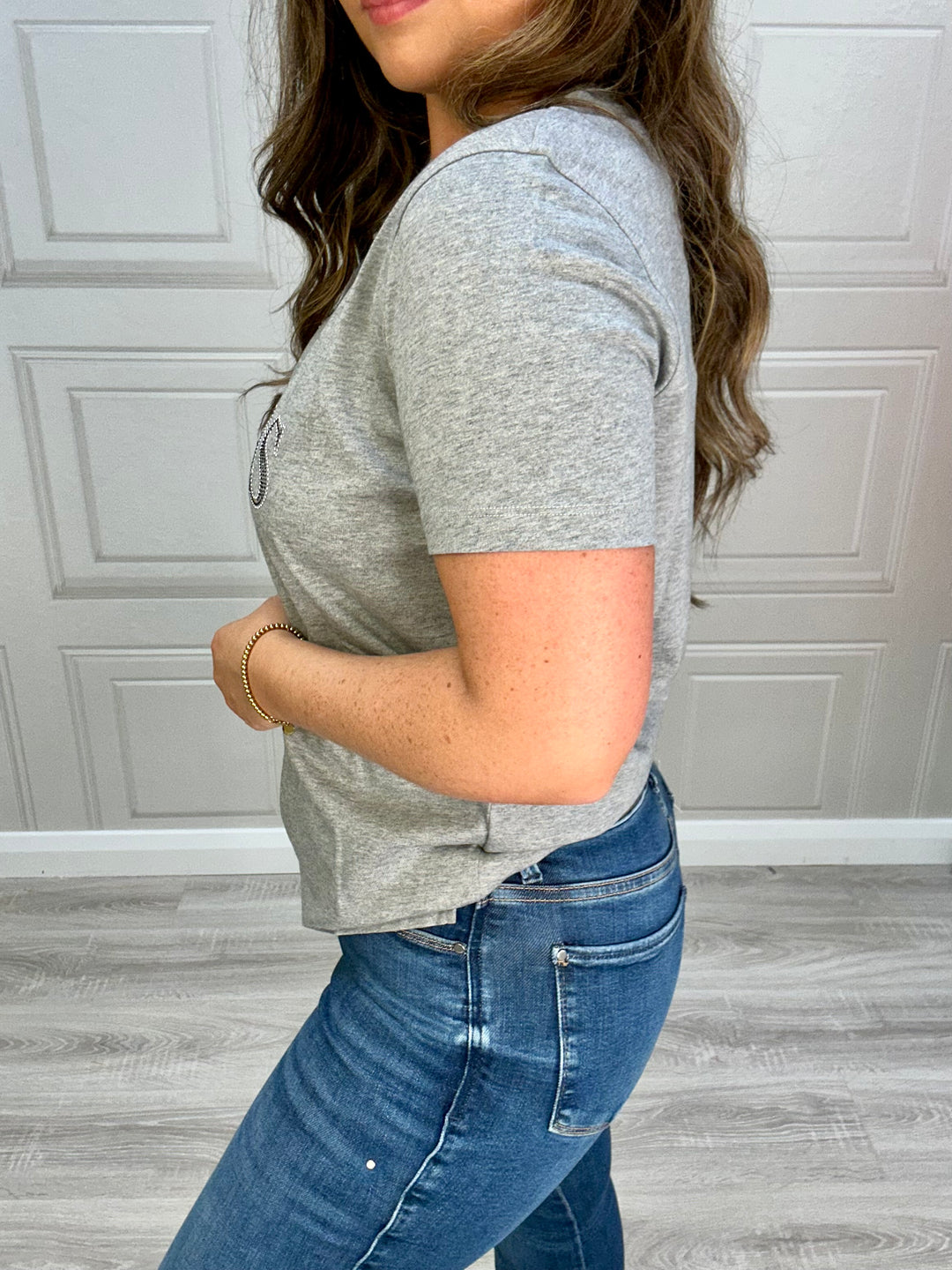 Guess Grey Studded Tee