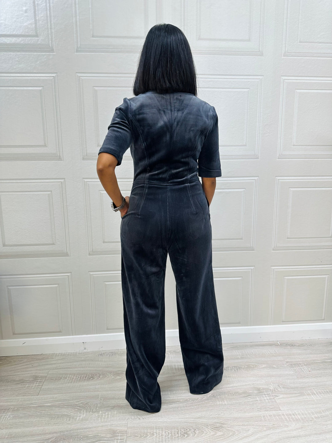 Traffic People Clan Charcoal Jumpsuit