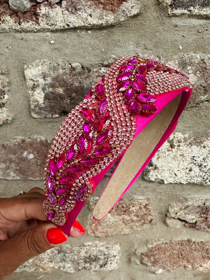 Jenny Glow Pink Diamond Headband