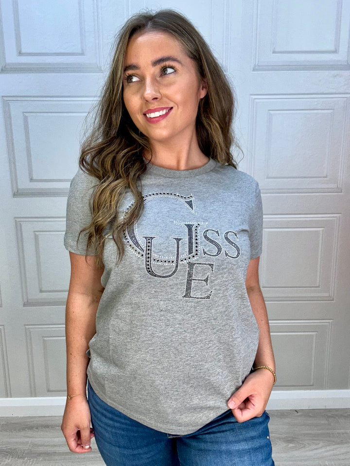 Guess Grey Studded Tee