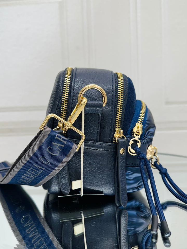 Carmela B.Tex Navy Crossbody 186109