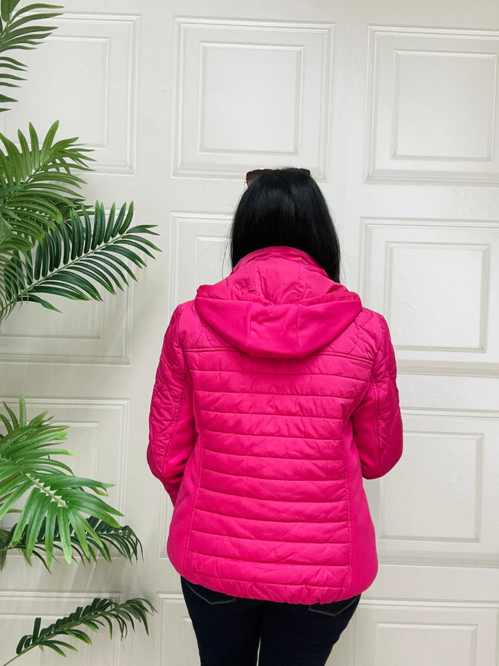 HV Society Hazel Fuchsia Quilted Jacket