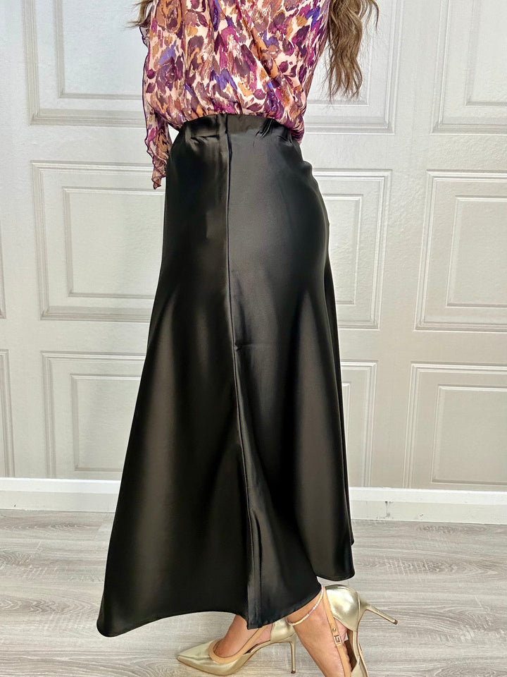 Tiffosi Toronto Balck Slip Skirt