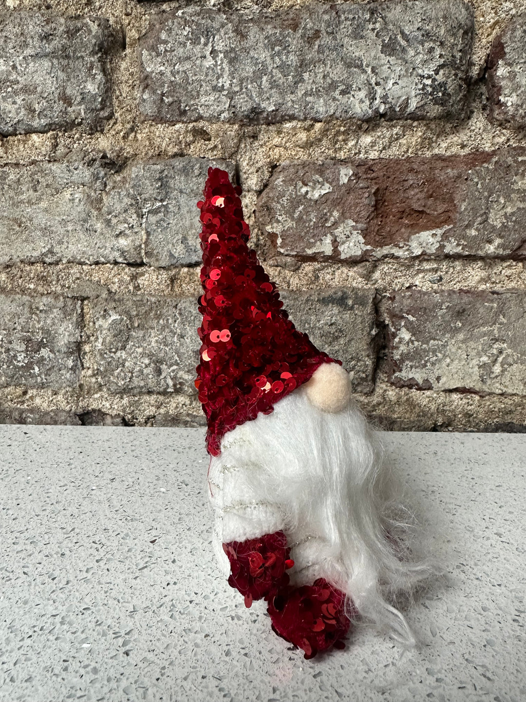 Christmas Red Sparkle Gnnome 30cm