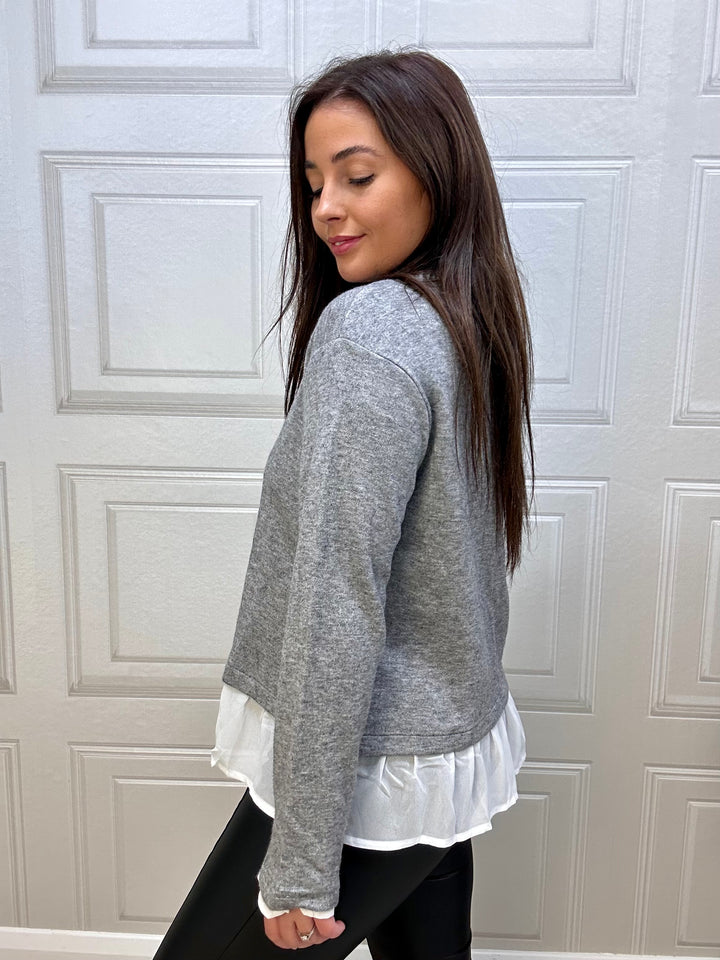 Tiffosi Mica Grey Layer Sweater