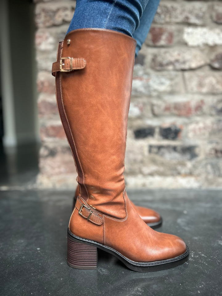 Patrizio Como Villandry Tan Long Boot