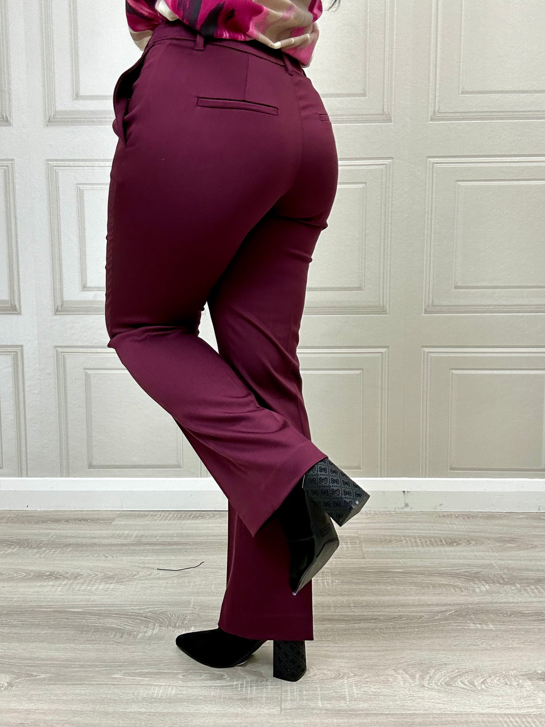 Guess Zoe Cavalry Plum Trousers