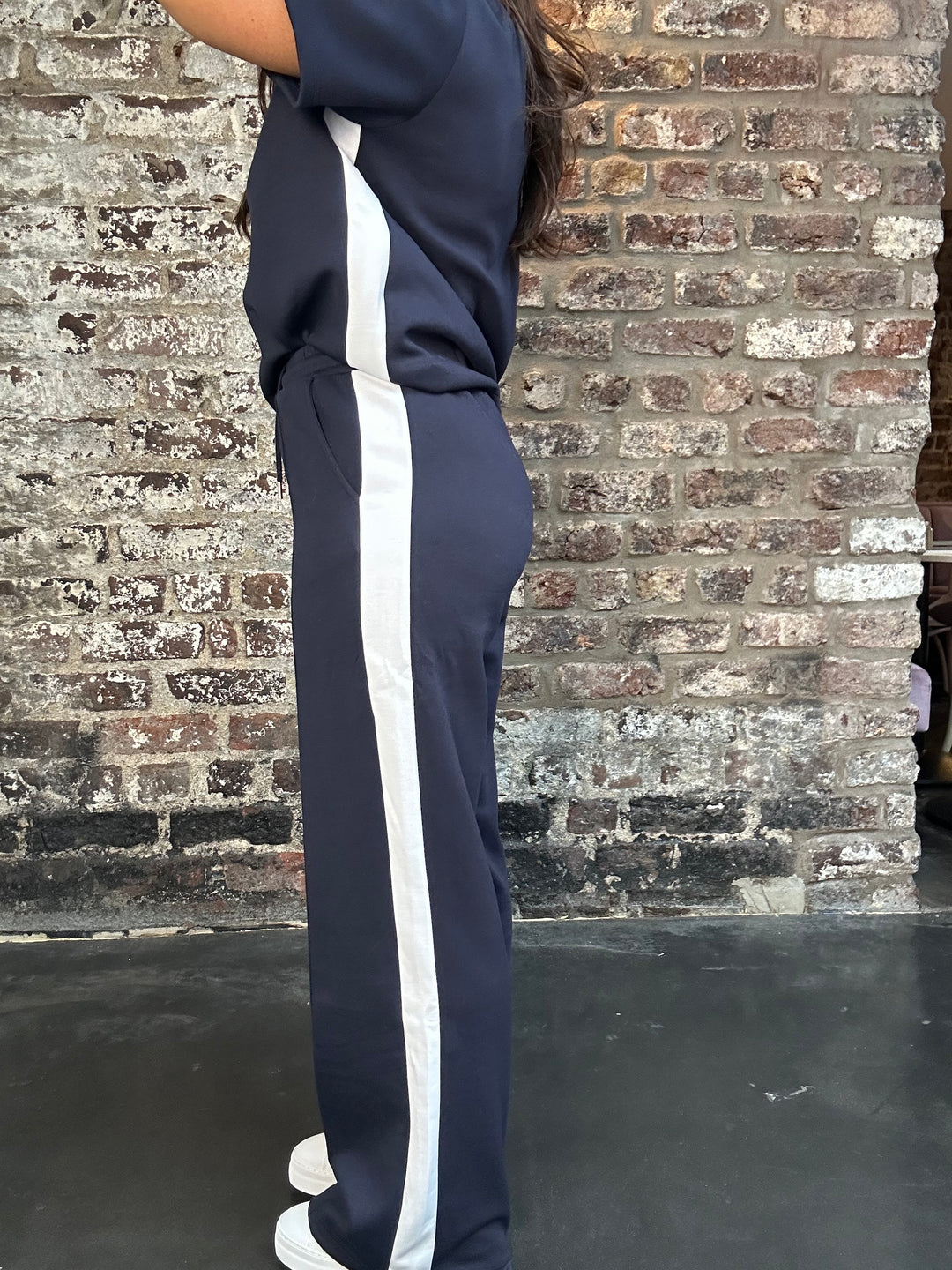 Tiffosi Mare B Navy Trouser/White Jogger