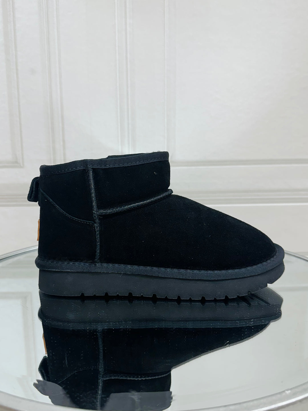 Carmela Black Suede Ankle boot 162007