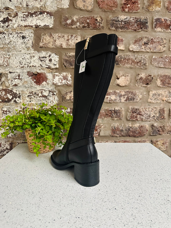 Patrizio Como Villandry Black Long Boot