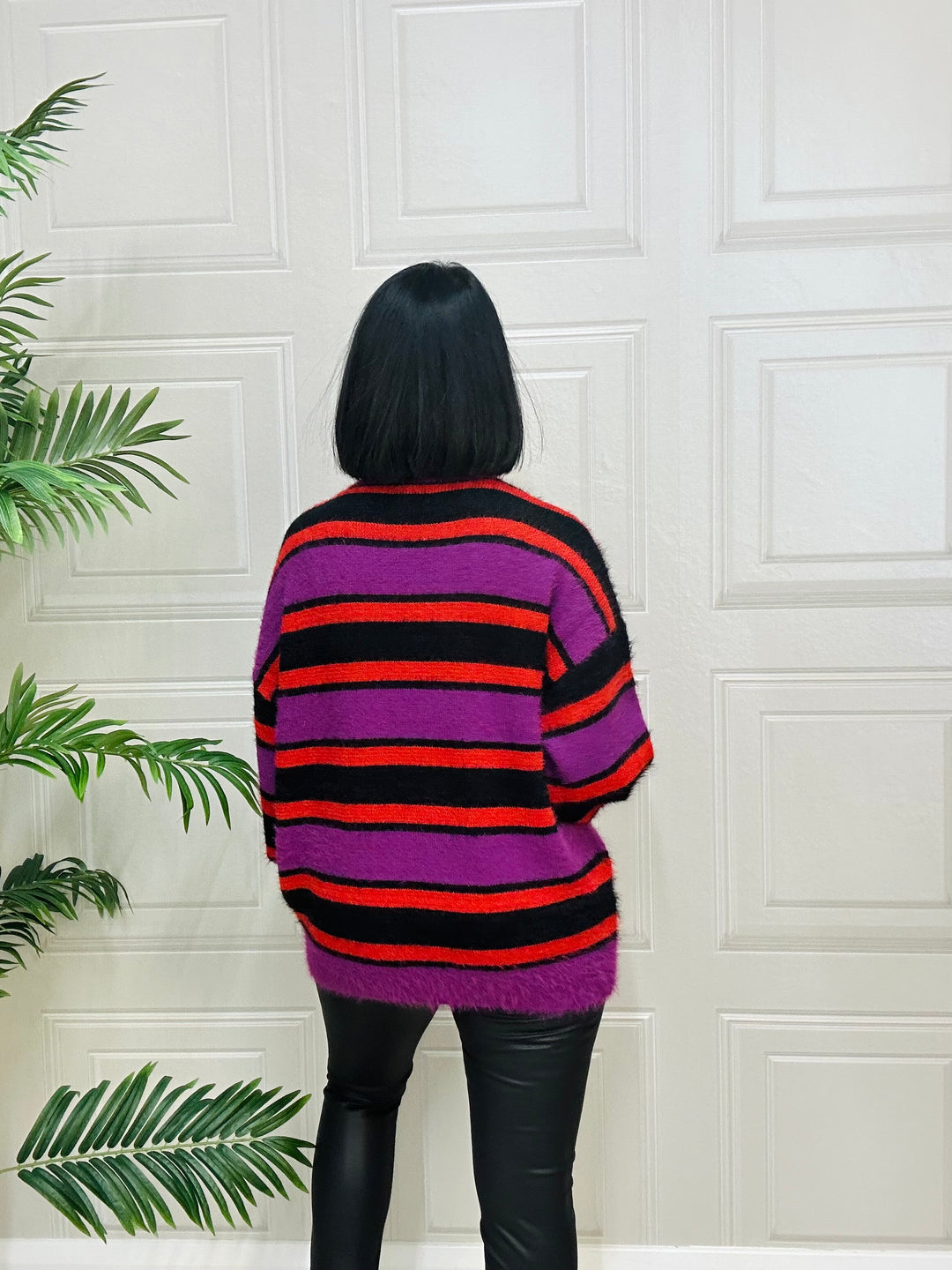 Fluresk Samla Grape/Black Sweater