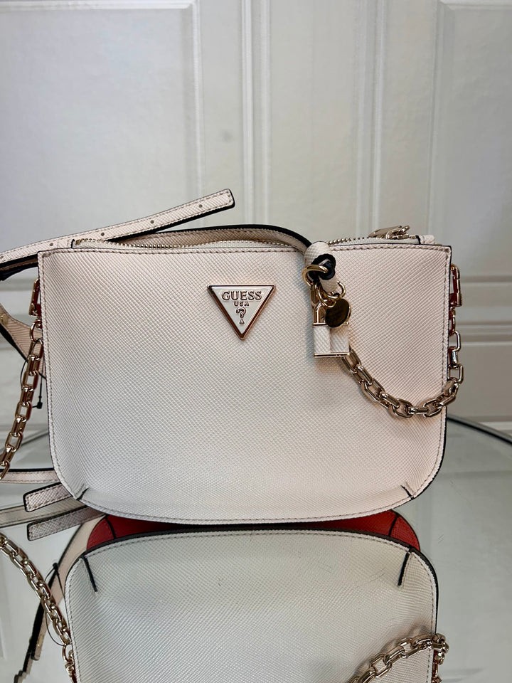 Guess Ilia Stone/Coral Multi Crossbody Bag