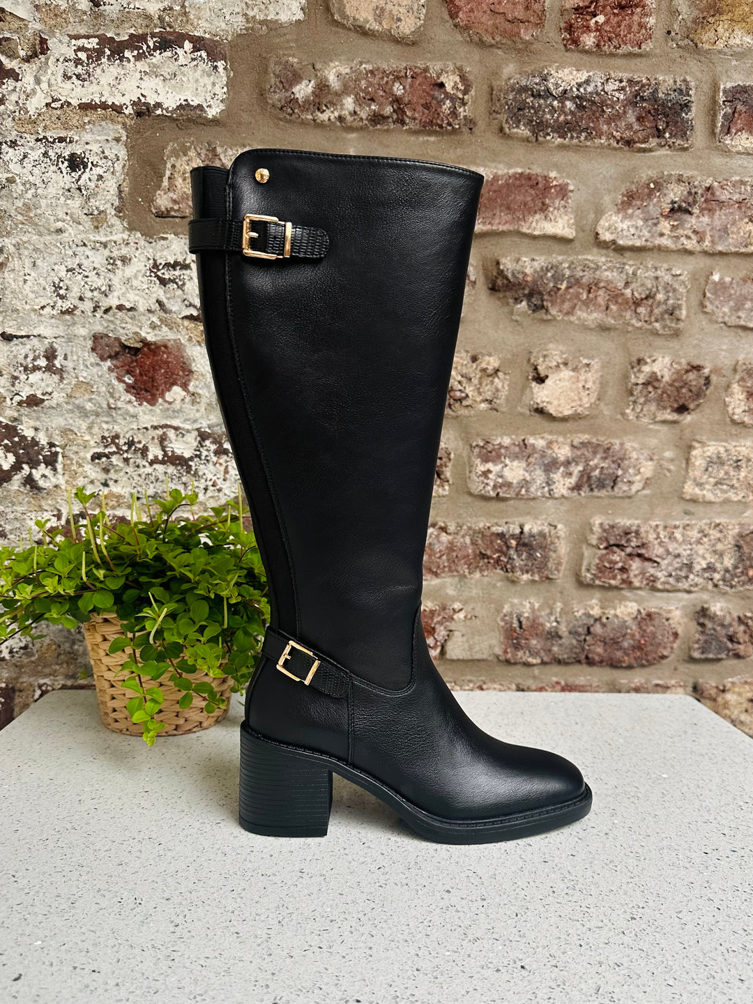 Patrizio Como Villandry Black Long Boot