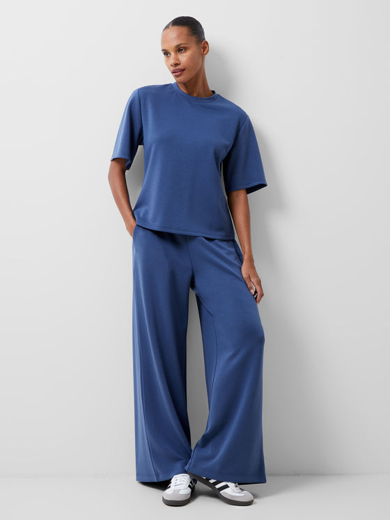 French Connection Wren Midnight Blue Wide Leg Trousers