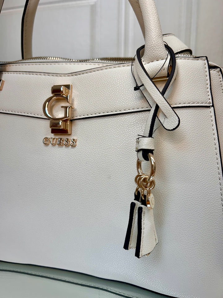 Guess Jorah Stone Luxury Satchel Bag