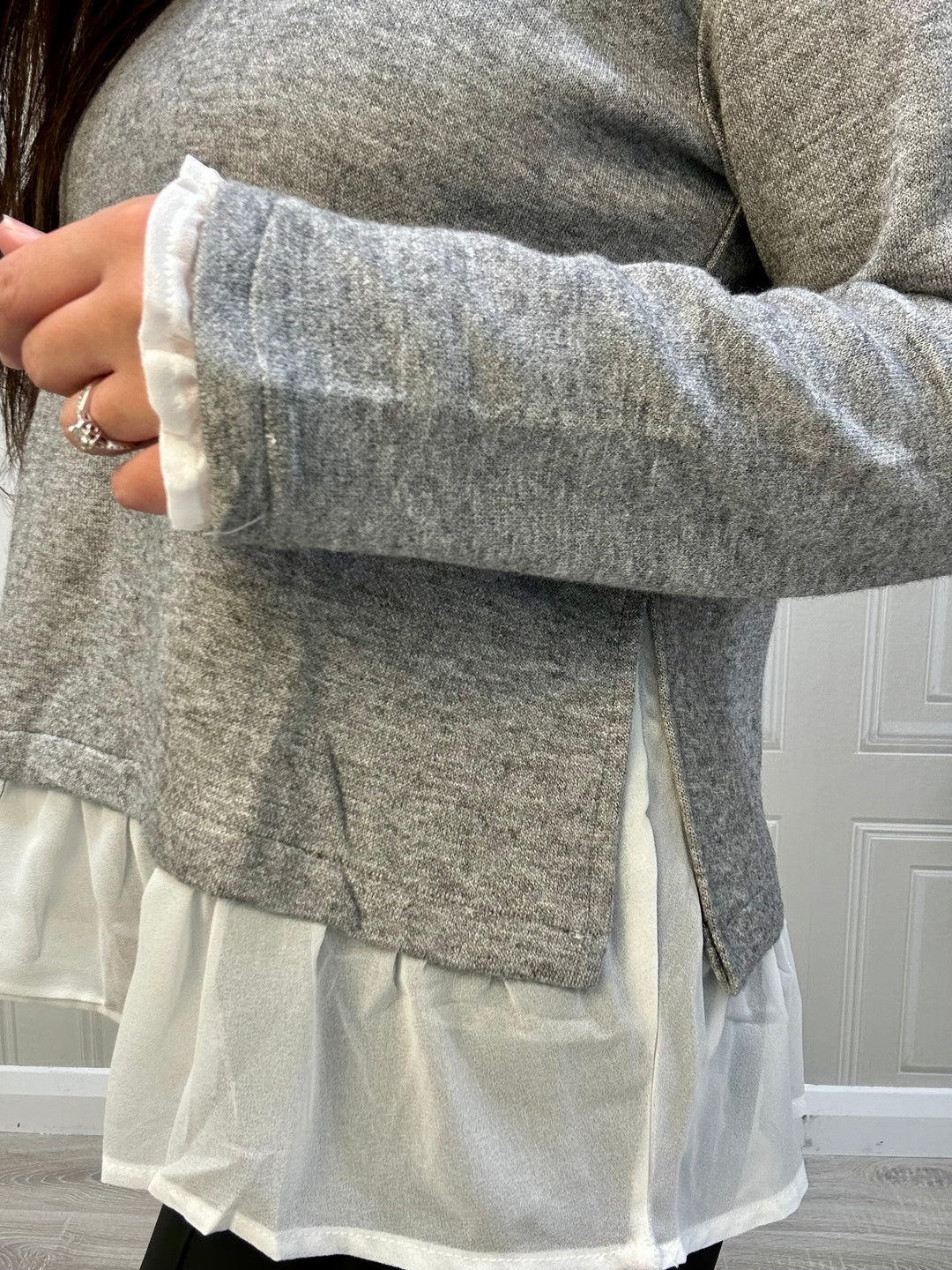 Tiffosi Mica Grey Layer Sweater